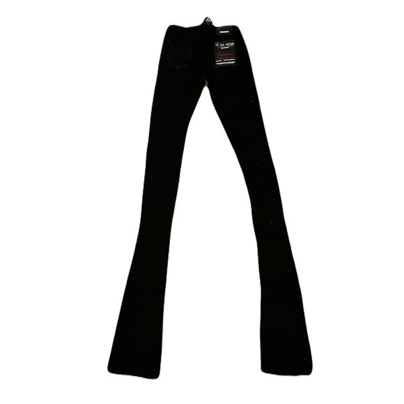 Si Tu Veux Brutini 23 Jean Jet Black Size 38 - Picture 2 of 5
